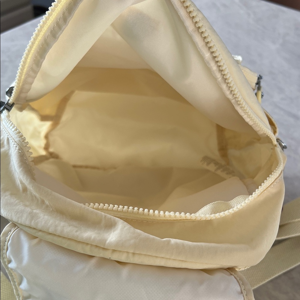 Kipling Cream Backpack With Monkey Keychain - image 7